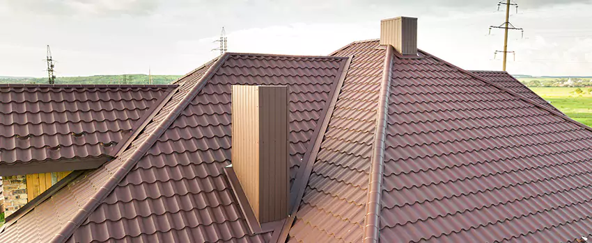 Residential Chimney Flashing Restoration in Maplewood, NJ