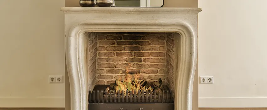 Vintage-style Fireplace Redesign in Maplewood, New Jersey