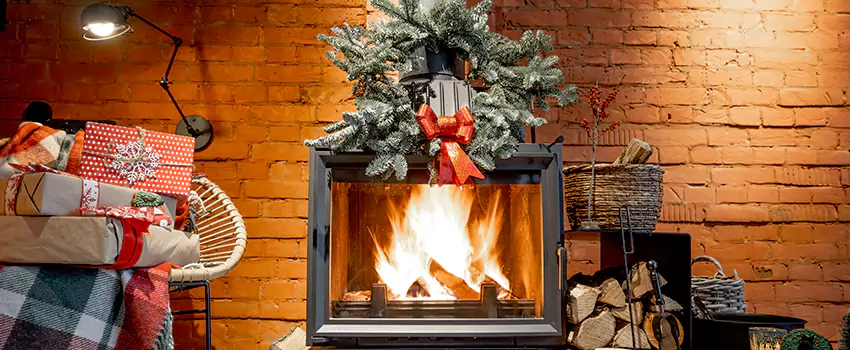 Travis Industries Linear Gas Fireplace Installation in Maplewood, New Jersey