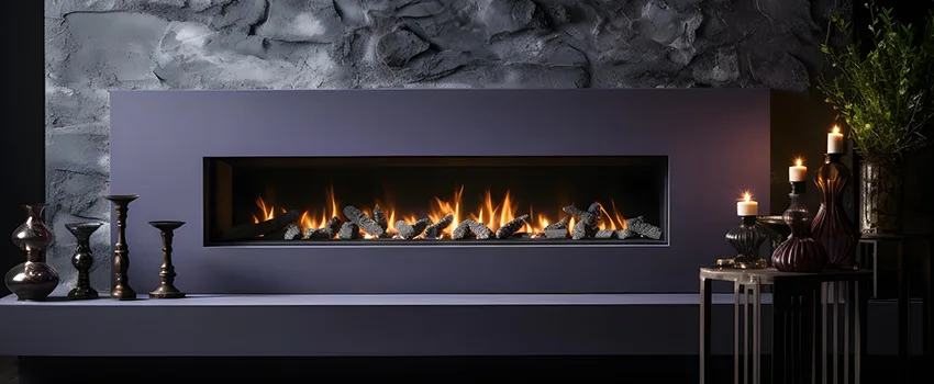 Ember Bed for Ventless Gas Fireplace in Maplewood, NJ