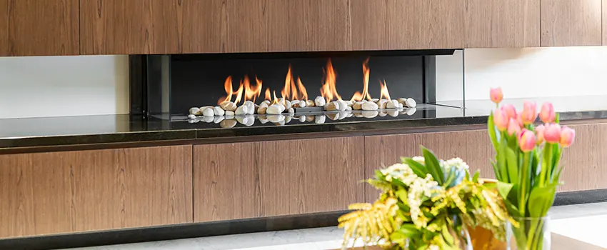 Double-height Fireplace Design Refurbishment in Maplewood, New Jersey