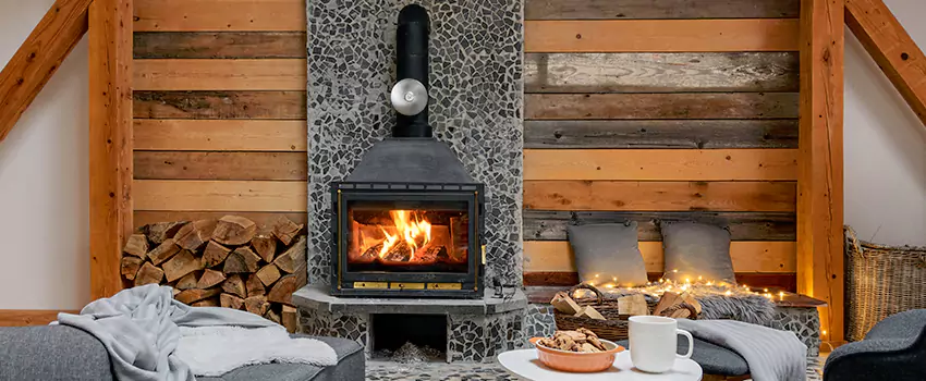 Thelin Hearth Products Direct Vent Gas Stove Fireplace Inspection in Maplewood, New Jersey